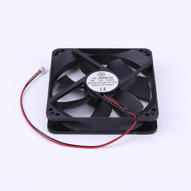 YD-1212025SH DC12V Cooler Fan 118x118x24mm 9 Blades Computer PC Fan