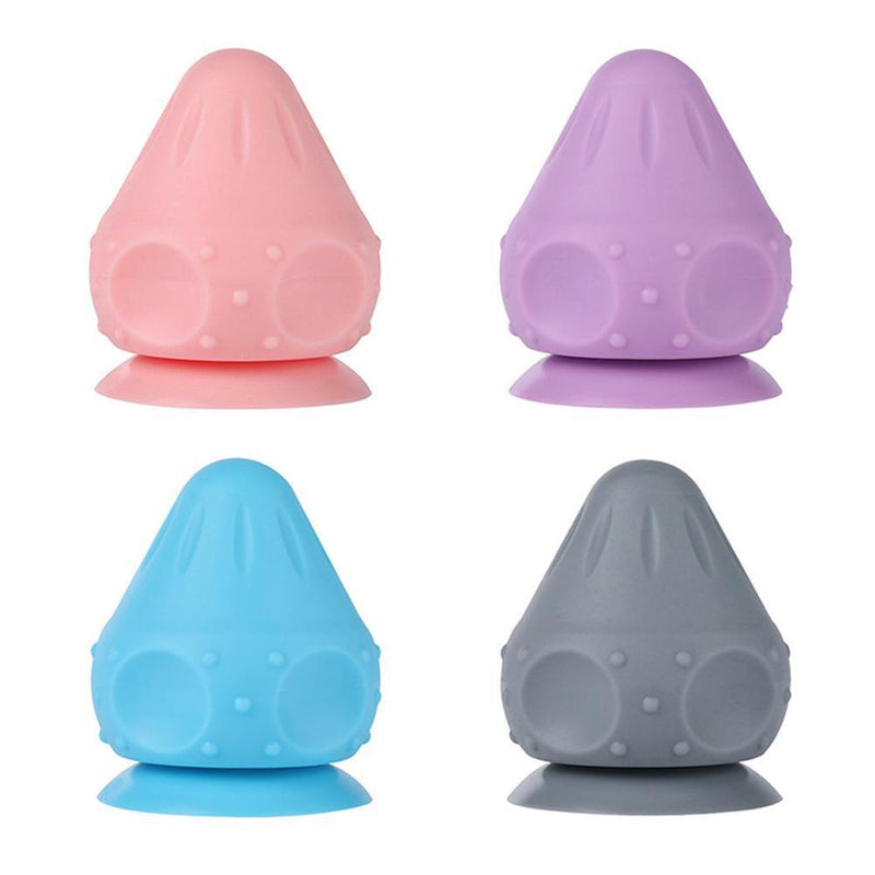 Silicon Massage Cone Solid Adsorption Balls Psoas Muscle Massage (Pink)