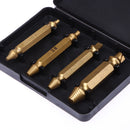 4pcs Broken Bolt Damage Screw Remover Extractor Drill Bits Easy Out Stud Reverse