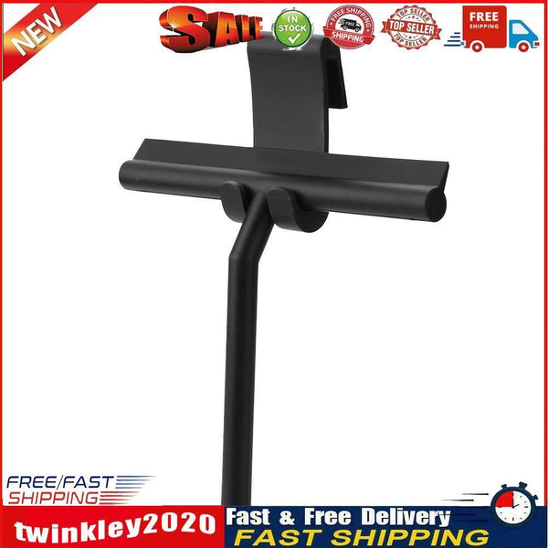 Door Mirror Shower Squeegee Scraper Silicone Window Glass Wiper with Hook Newly