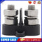 Bus Bar Terminal Block M10 + M8 Power Distribution Stud for RV Boat (Black)
