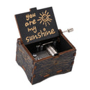 Wooden Music Box, Hand Crank Engraved Musical Box, Valentine Gifts (2)