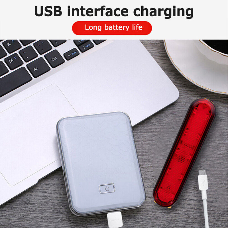 Powerful Bicycle Lighting 7 Modes Bike Taillight USB Rechargeable Bike Rear