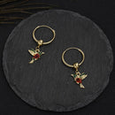 Design Hummingbird Drop Earrings Pendant Necklace Crystal Birds Long Tassel