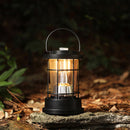 Retro Iron Lantern 4000mAh 3 Modes Portable Outdoor Hiking Camping Lamps