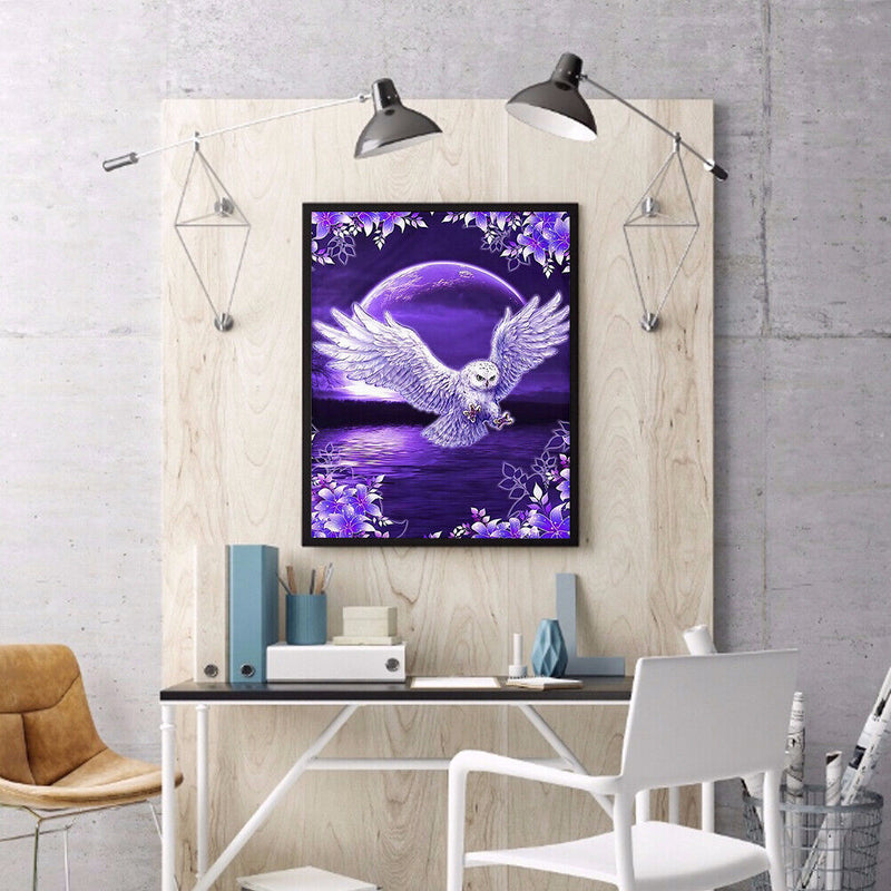 Oil Painting By Number Night Owl Oil Digital Picture Home Wall Decor for Gift