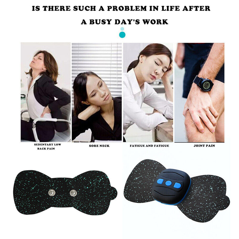 15 Modes Electric Cervical Spine Mini Massage Patch Shoulder Neck Massager