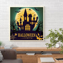Halloween Horror Castle Diamond Painting Kits Full Round Drill Home Wall Decor
