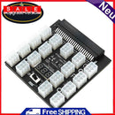 ATX Power Breakout Board for Miner Graphics Card 17-Port 50(2x25)Pin PCIE Module