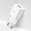 USAMS CC060 Phone Charger Adapter 2.1A Single Port Fast Charging Charger EU Plug