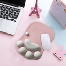 Cute Cat Paw Mouse Pad Non Slip Silicone Computer Wrist Rest Support Mice Mat