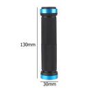 1pair Cycling Skid-Proof Grips Anti-Skid Plastic Bicycle Handlebar (Blue) Newly