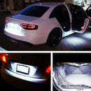 White 5050 2SMD Dome Lamp Festoon Light Car LED Reading Bulbs C5W For 4Pcs