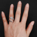 Coiled Bone Jewelry Accessories Open Rings Hip Hop Centipede Ring Punk Style