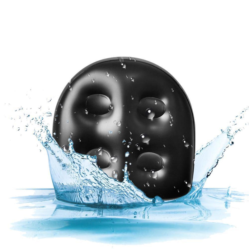 2pcs Inflatable Cushion Tub Anti-Hemorrhoids Inflatable Seat Pad (Black)