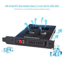 Asiprop MR-9100 PCI Slot Hard Drive Mobile Rack Internal 2.5-Inch SATA