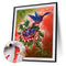 Acrylic Oil Painting By Numbers Flag Animal Digital Picture Art Home Wall Decor