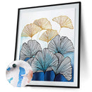 Oil Paint By Numbers Flowers And Leaves Coloring Digital Drawing M200