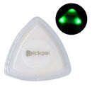 Glowing Guitar Picks with LED Light Touch Luminous Bass Plectrum (Green) Newly