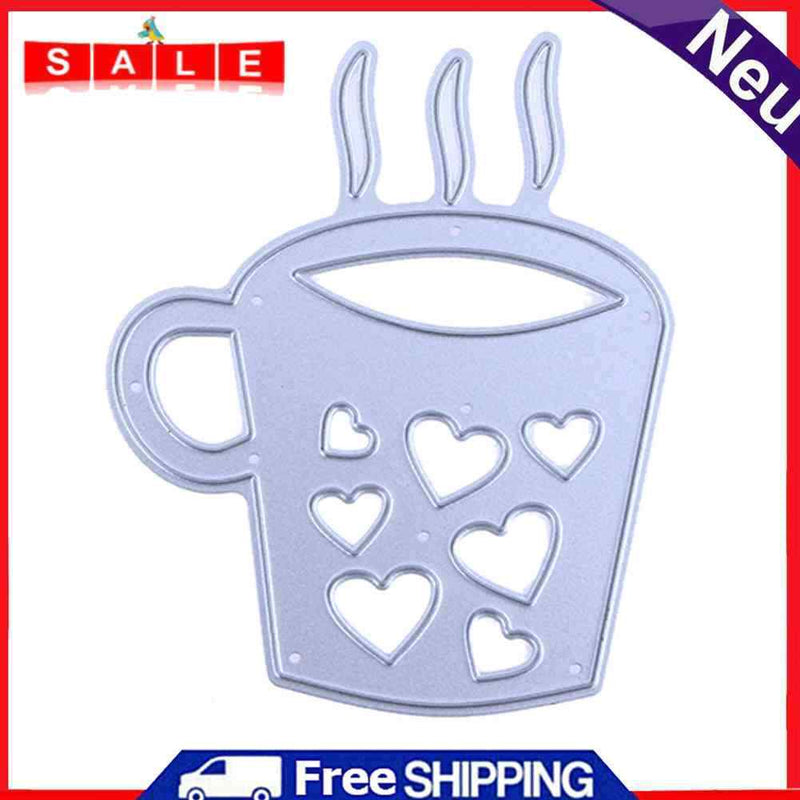 Love Cup DIY Cutting Metal Die Stencils Scrapbook Craft