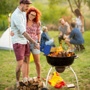 Outdoor Portable Fan Camping BBQ Picnic Hand Crank Air Blower Fan Cooking Tool
