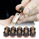10PCs 10mm Screw On Cue Tips For Pool Snooker Billiards Replacement Parts Newly