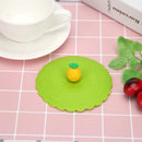 Multi-functional Silicone Dust-proof Bowl Cover Leak-proof Cup Lid (Green) Newly