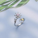 Tools Jewelry Yarn Guides Thimble Ring Crown Knitting Loop Crochet Finger Wear