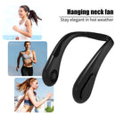 Portable Neck Fan-Ultra Quiet Air Cooler Outdoor Mute Leafless Ventilador