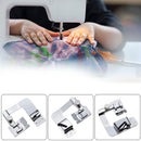 Multi-functional Domestic Sewing Machine Foot Presser Rolled Hem Feet (6/8)