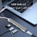 USB C Hub Splitter, USB 3.0 USB 2.0 4 in 1 Hub Dock Station Adapter (Grey)