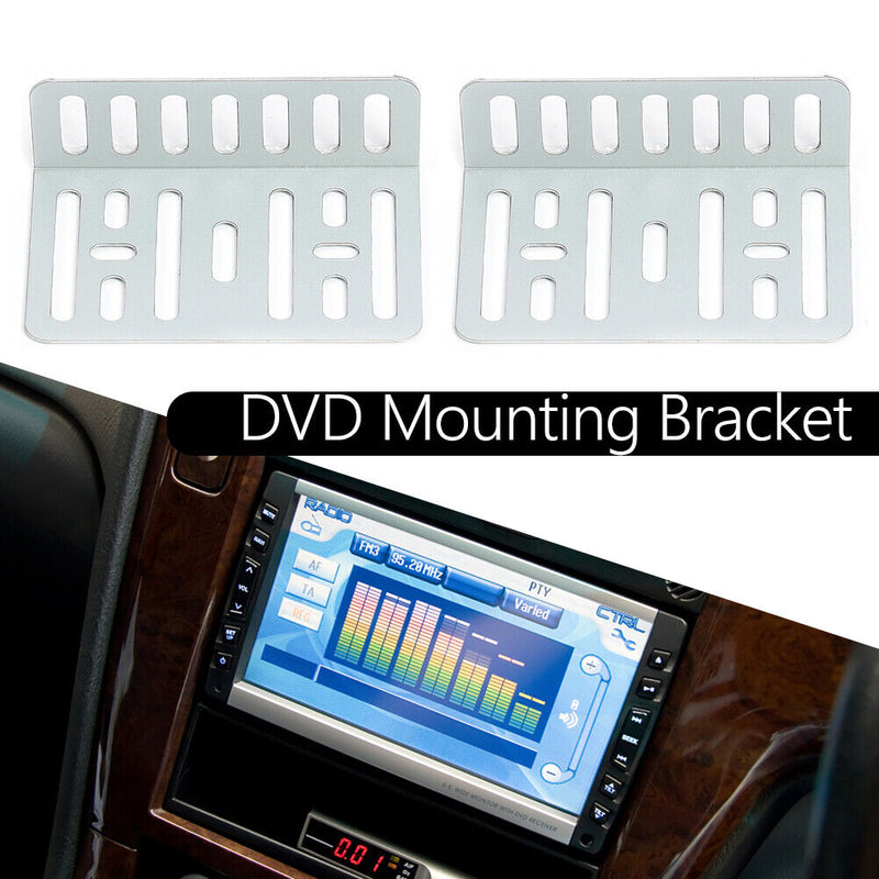 Universal Mounting Holder Bracket 2 Din Car Radio DVD CD Installation Kit Newly