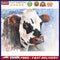 DIY  Oil Paint By Number dairy cow Drawing Art L80