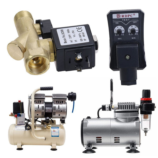 Durable Automatic 1/2inch Electronic Drain Valve Air Compressor Gas Tank Timed