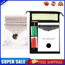 17 Keys Kalimba Wood Thumb Finger Piano Musical Instrument for Beginner (D)