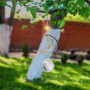 Moon Sun Ball Crystal Hanging Metal Pendant Garden Decor (19)