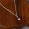 Wedding Necklace Women Ring Tear Drop Bracelet Open Bangle Earrings Jewelry Set