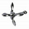 Dinghy Folding Stainless Steel Universal Kayak Grapnel Anchor Marine Canoe Boat