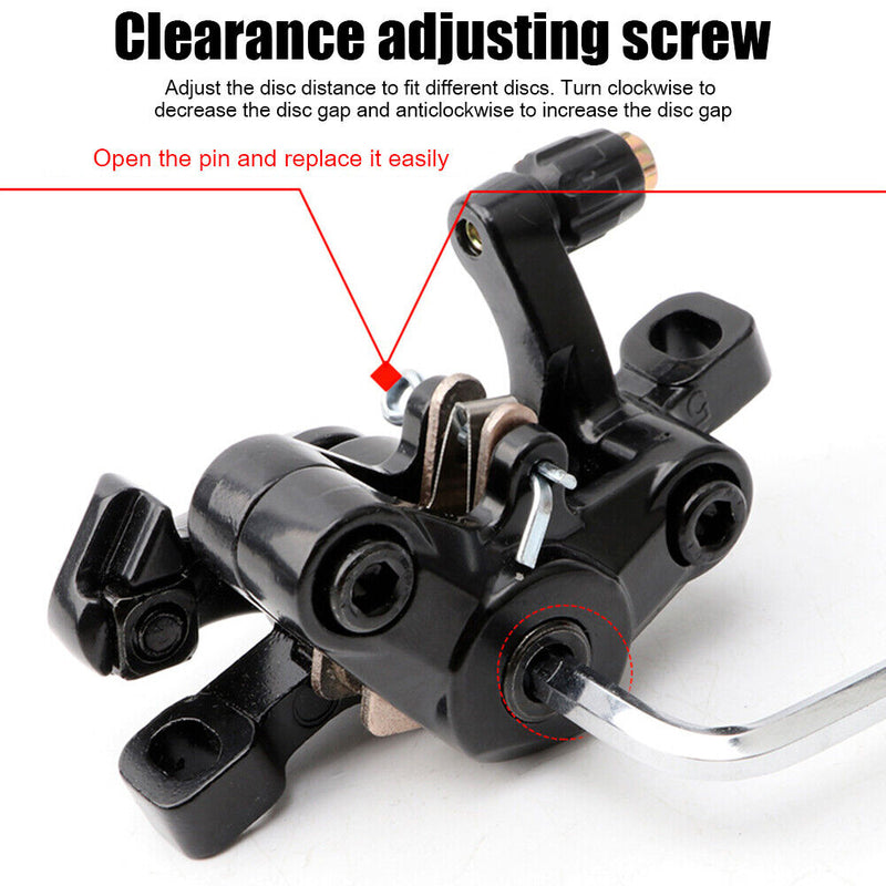 MEROCA MTB Bike Disc Brake Calipers Rotor Set Scooter Front Rear Bicycle Parts