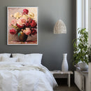 DIY Oil Paint by Numbers Flowers in Vase Pattern Acrylic Drawing Home Decorti