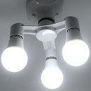 3PC 3 in 1/4 in 1/5 in 1 E27 to E27 Base Socket Splitter LED Light Lamp (C)