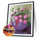 5D Diamond Painting Flower Umbrella Partial Special Shape Drill DIY Picture