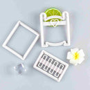 Plastic Cookie Cutting Mold Small Bed Shape Biscuit DIY Sugar Mold Baking U8K6