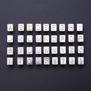 36pcs Steel Punch Alphabet Letter Number Stamper Set Leather Tool (6.5mm) Newly