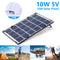 10w 5V Cell Charger Polysilicon Solar Battery Efficient for Smart Phone Sup