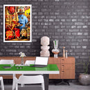 Round Drill Diamond Painting Fireman Uniform Diamond Embroidery Rhinestone Craft