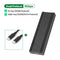 M2 SSD Disk Case Enclosure Hard Drive Box (Dual Protocol-10Gbps C-C Black)