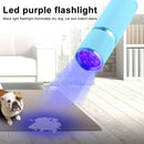 9LED UV Mini Portable Flashlight Purple Light 395-400nm Ultraviolet Torch Lamp