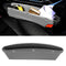 PU Leather Catcher Box Car Seat Slit Storage Pocket (Black)