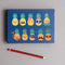 10pcs DIY Round Diamond Painting Kid Pineapple Cartoon Stickers Manual Tool